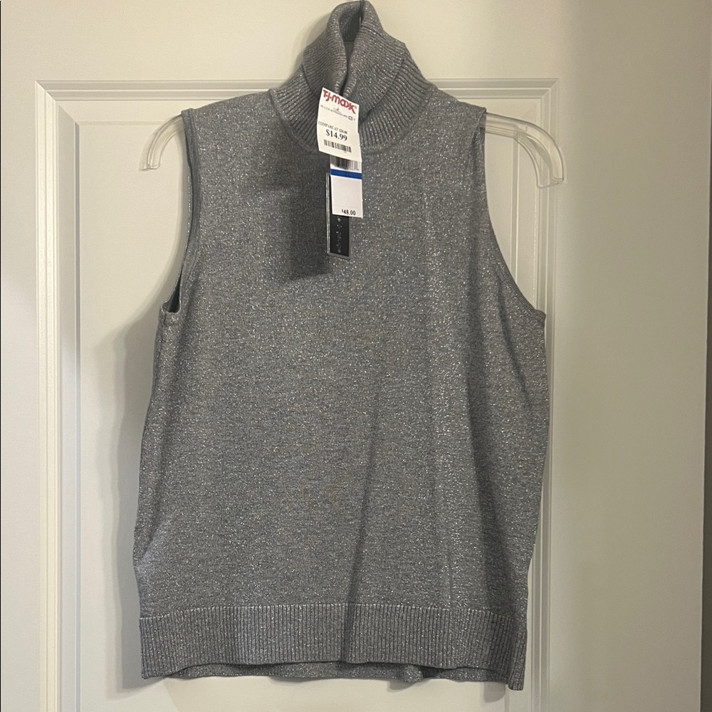 T.J.Maxx Heather Gray Turtleneck Sweater